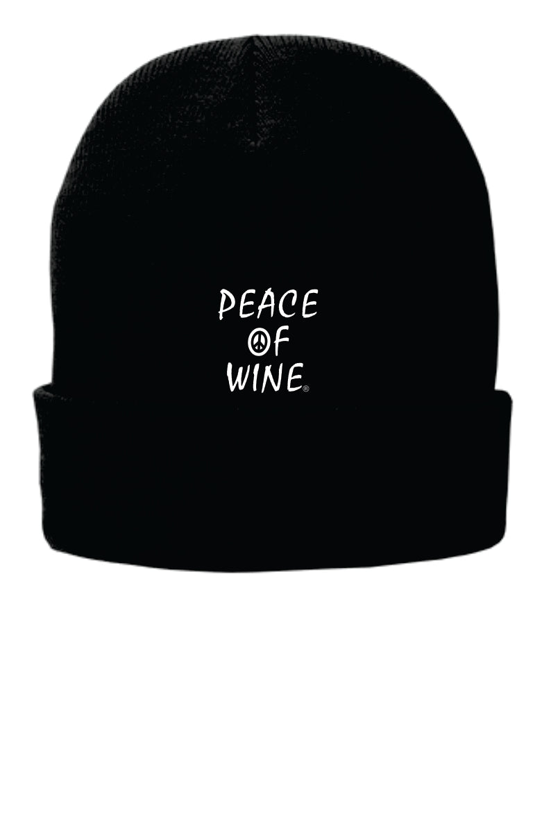 Peace of Wine Logo Knit Cap