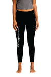 Peace of Wine Ladies Black Leggings